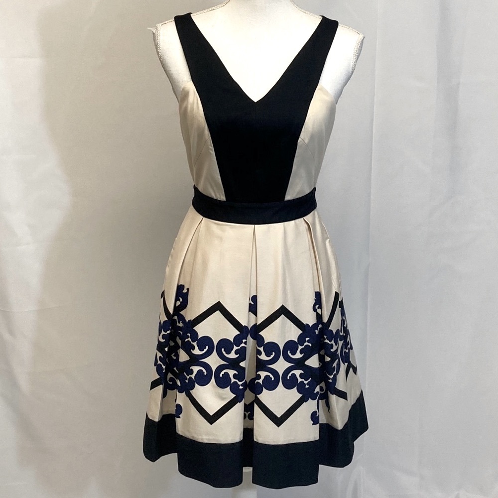 🎉HP! Robert Rodriguez Diamond Pleat Cutout Dress